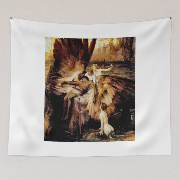 Item preview, The Lament for Icarus – Herbert James Draper Mythological Pre-Raphaelite Masterpiece (1898) designed and sold by Art Outlaws.