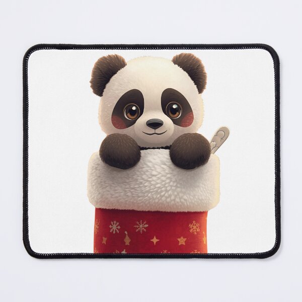 Item preview, Cute Baby Panda in Christmas Stocking - Adorable Holiday Art designed and sold by flagshiptee.