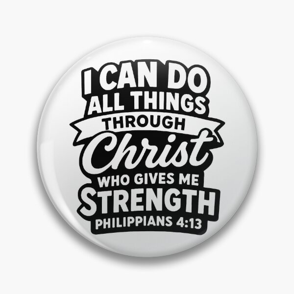 Item preview, Philippians 4:13 I can do all things through Christ who gives me strength designed and sold by plushism.