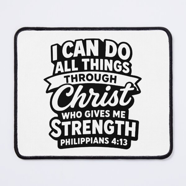 Item preview, Philippians 4:13 I can do all things through Christ who gives me strength designed and sold by plushism.