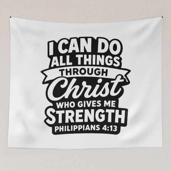 Item preview, Philippians 4:13 I can do all things through Christ who gives me strength designed and sold by plushism.