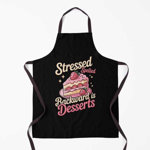 Item preview, Stressed spelled backward is Desserts Snack Baking Cake designed and sold by LunaCrazeArt.