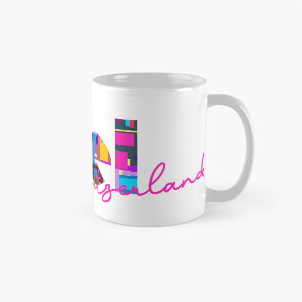 Item preview, Biel, Switzerland, Vibrant Abstract City Typography Art designed and sold by Wanderful-roads.