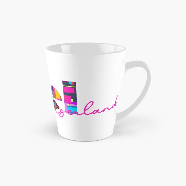 Item preview, Biel, Switzerland, Vibrant Abstract City Typography Art designed and sold by Wanderful-roads.