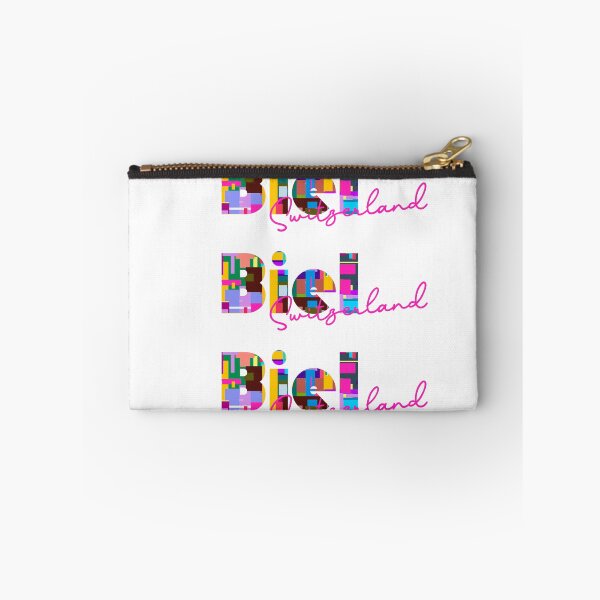 Item preview, Biel, Switzerland, Vibrant Abstract City Typography Art designed and sold by Wanderful-roads.