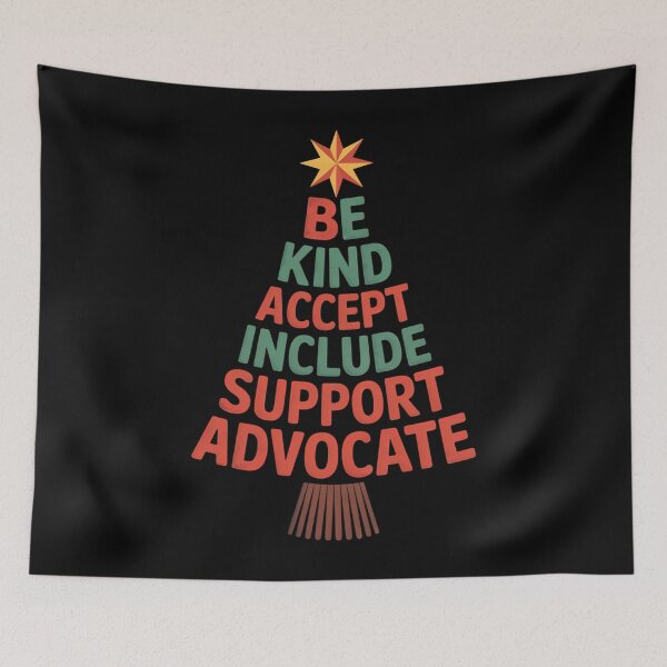 Item preview, Support SPED Teacher Christmas Tree designed and sold by LunaCrazeArt.