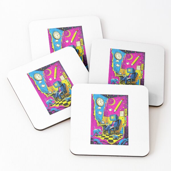 Item preview, TV Head Businessperson in Melting Cubicle designed and sold by PictorialWhimsy.