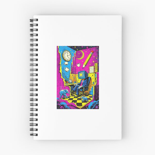 Item preview, TV Head Businessperson in Melting Cubicle designed and sold by PictorialWhimsy.