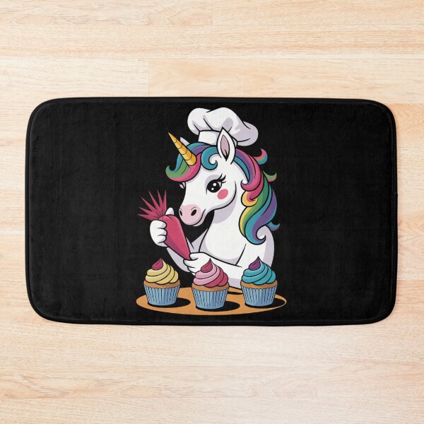 Item preview, Unicorn Cupcake Funny Baking Cake Rainbow designed and sold by LunaCrazeArt.
