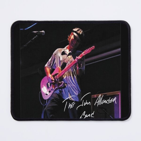 Item preview, John Allender onstage, a beautiful shot, band name his writing. designed and sold by ALLENDER HEAVY WEATHER MUSIC EMPORIUM .