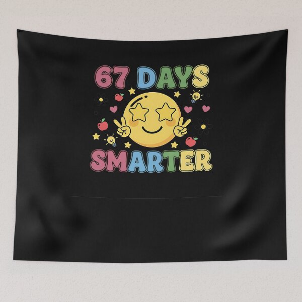 Item preview, 67Th Day Of School Shirt 67 Days Smarter Teacher Boys Girls 111 designed and sold by merlinnears.