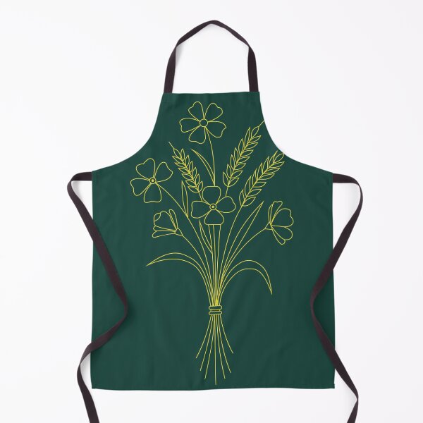 Item preview, The Botanical Gold (Emerald & Gold Wildflowers) designed and sold by SineCreatives.