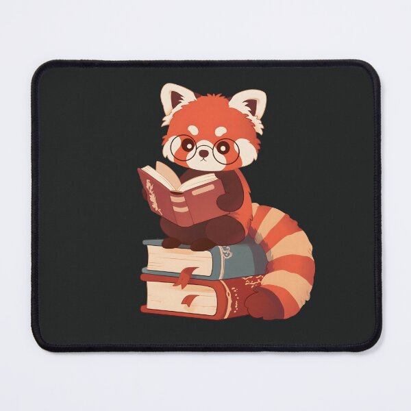Item preview, Red Panda Reading Book designed and sold by xiao xuans.