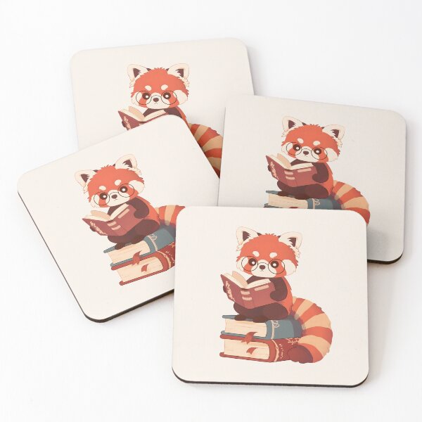 Item preview, Red Panda Reading Book designed and sold by xiao xuans.