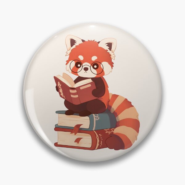 Item preview, Red Panda Reading Book designed and sold by xiao xuans.