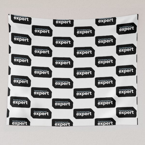 Item preview, Overthinking level: expert designed and sold by jassimGA.