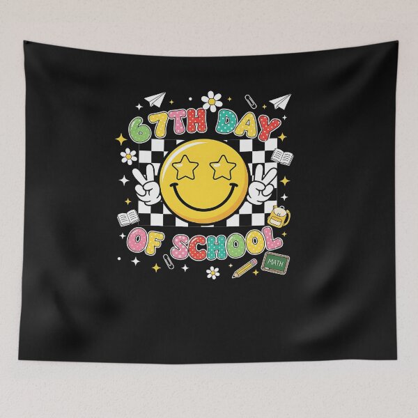 Item preview, 67Th Day Of School Teacher Kids 67 Smile Face 100Th Days designed and sold by merlinnears.