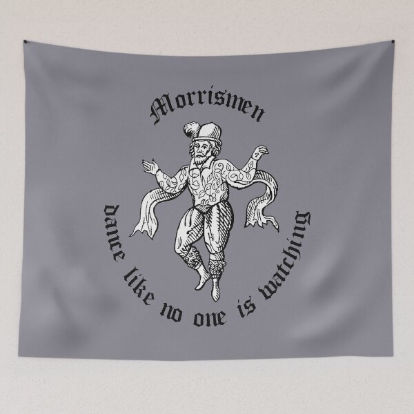 Item preview, Morris Men Dance Like No One Is Watching Black Text designed and sold by taiche.