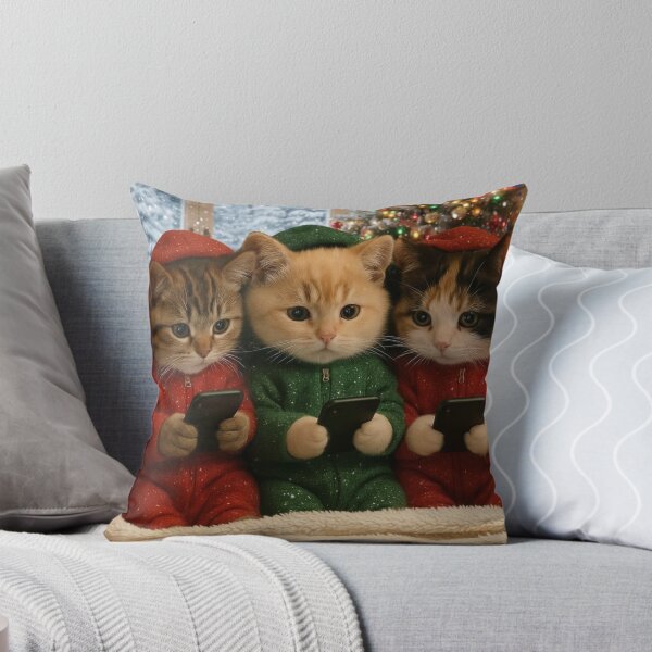 Item preview, Ilustración de un lindo gato navideño: una divertida idea para regalar en Navidad designed and sold by unclejohncorner.