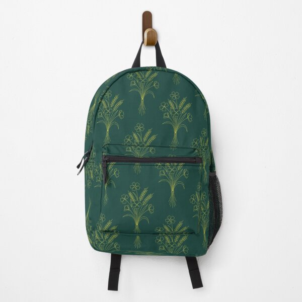 Item preview, The Botanical Gold (Emerald & Gold Wildflowers) Patterns designed and sold by SineCreatives.