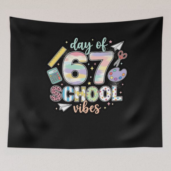 Item preview, 67Th Day Of School Vibes Funny Six Seven 67 Students Teacher designed and sold by merlinnears.