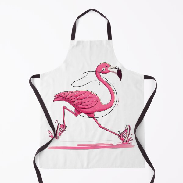 Item preview, Running Flamingo with Sneakers designed and sold by GenzShoppingHub.