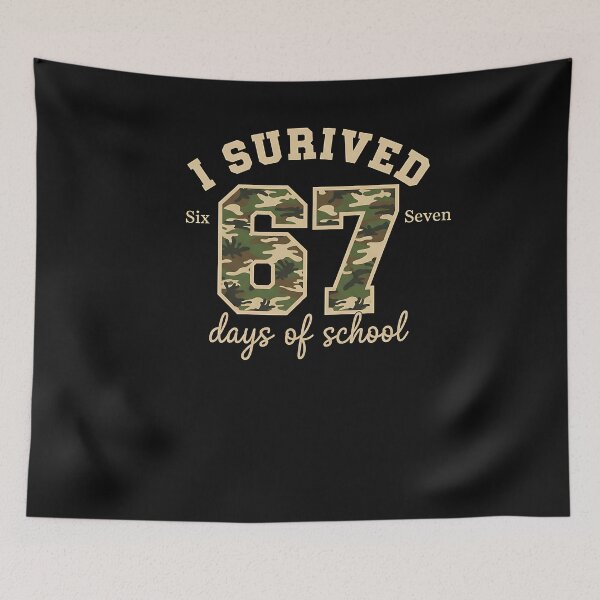 Item preview, Camo 67 Days Of School Six Seven For Teacher And Students designed and sold by merlinnears.