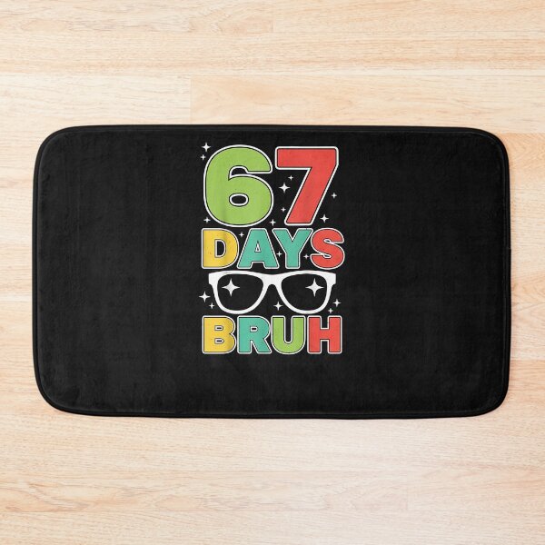 Item preview, 67 Days Bruh 67 Meme Humor 6 7 Sunglasses 100 Days Of School designed and sold by TalalosART.