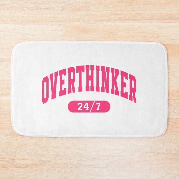 Item preview, Overthinker 24/7 – Minimalist Anxiety Quote Design designed and sold by AuraByMarv.