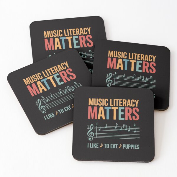 Item preview, Music Literacy Matters Joke Read Repeat Music Teachers Men Women Girls Kids designed and sold by TewonLake.