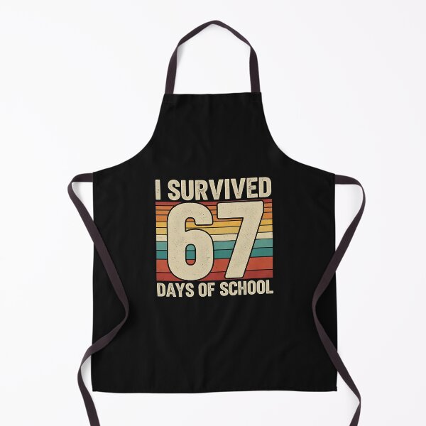 Item preview, Funny Retro Vintage I Survived 67 Days Of School 67 Meme designed and sold by TalalosART.