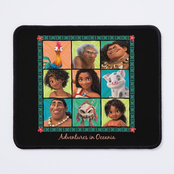 Item preview, Maui Tropical Adventure Grid – Colorful Island Illustration designed and sold by houpdrebesn.