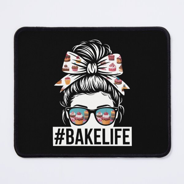 Item preview, Baker Messy Bun Hair baking funny Pastry baker Chef designed and sold by Turbotine.