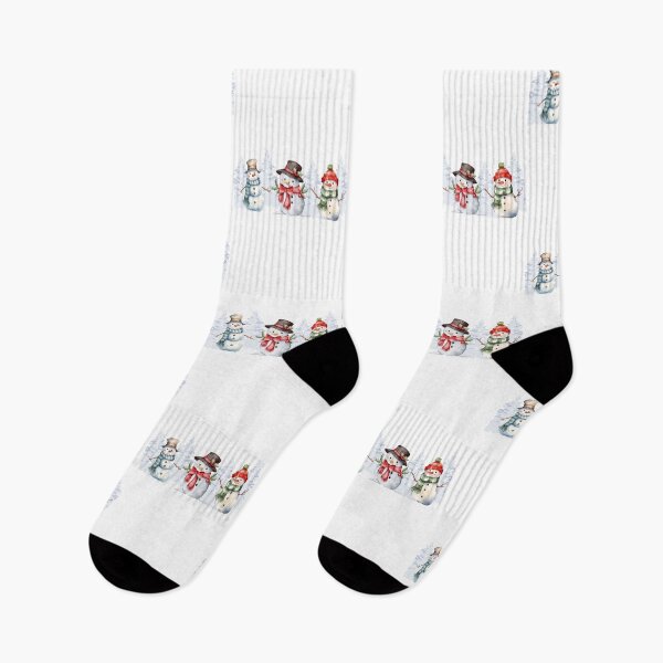 Item preview, Smiling Snowmen – Winter Illustration designed and sold by iamKRUK.