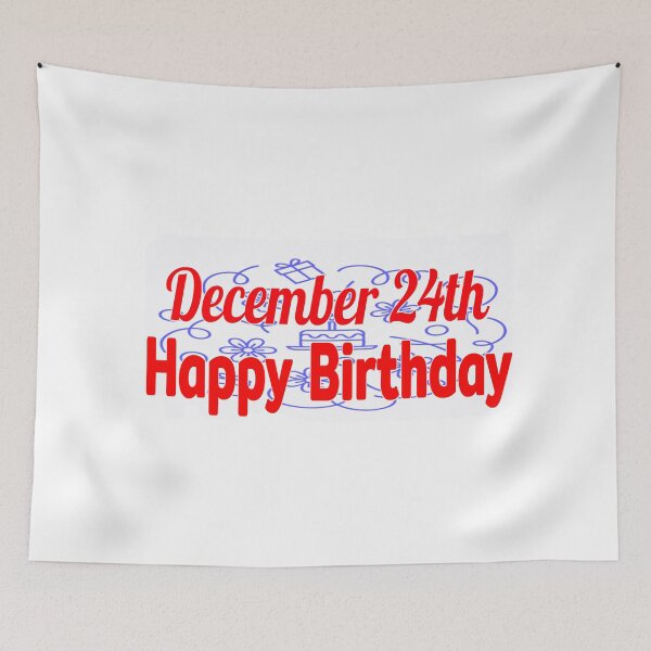 Item preview, December 24th, Gift birthday  designed and sold by Sujinthaiart.