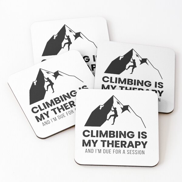 Item preview, Climbing is my therapy designed and sold by Koszulkens.