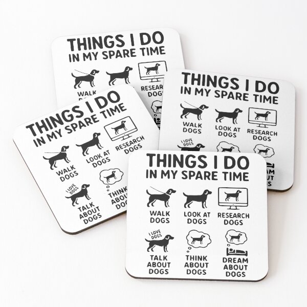 Artikelvorschau, Lustiger Hunde Spruch Freizeit entworfen und verkauft von HandicraftArt.