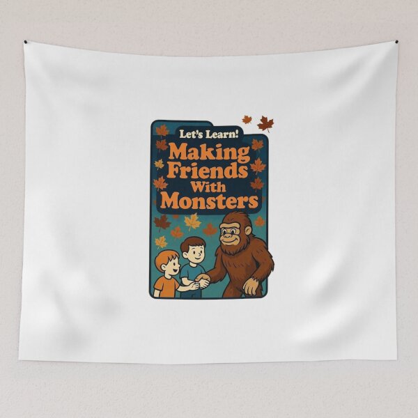 Item preview, Making Friends With Monsters  designed and sold by Rare Plus Apparel!.