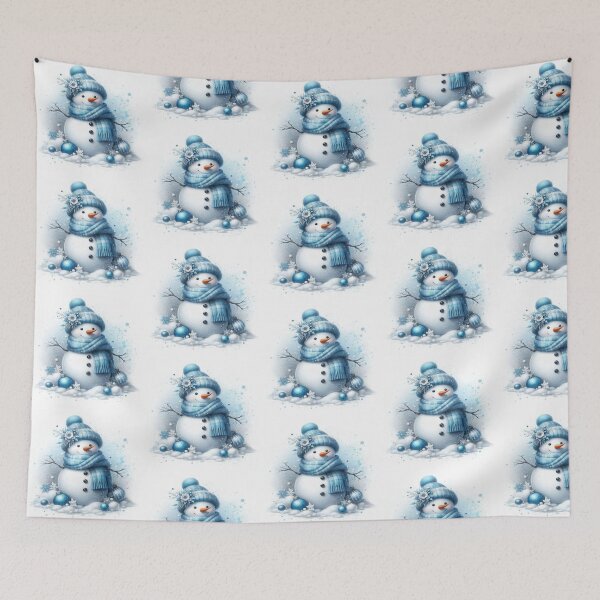 Item preview, Cute Little Charming Snowman Illustration  designed and sold by NivyasArtistry.