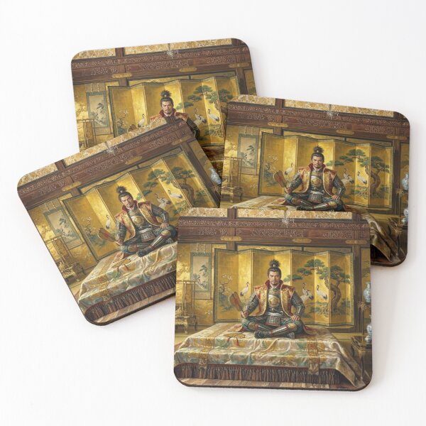 Item preview, Oda Nobunaga — The Golden Lord of Ambition | Japanese Warlord Art 織田信長 ― 野望を纏う黄金の大名 designed and sold by Mori-no-Akari.