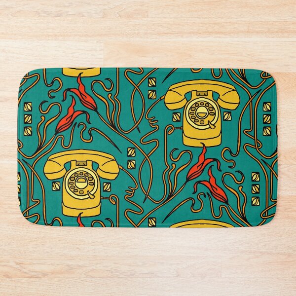 Item preview, Retro Nouveau is calling - teal-ochre designed and sold by kobyakov.