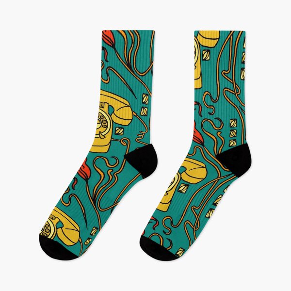 Item preview, Retro Nouveau is calling - teal-ochre designed and sold by kobyakov.