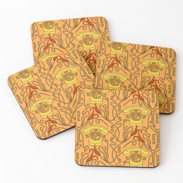 Item preview, Retro Nouveau is calling - orange-yellow designed and sold by kobyakov.
