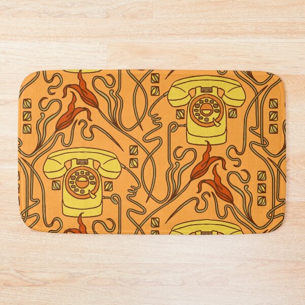 Item preview, Retro Nouveau is calling - orange-yellow designed and sold by kobyakov.