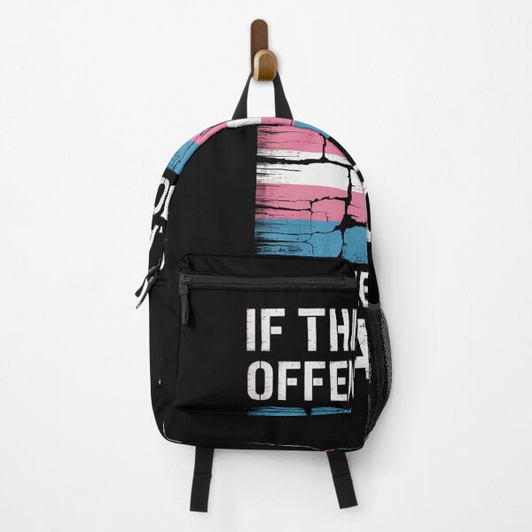 Item preview, If This Flag Offends You Trans Rainbow Pride Transgender designed and sold by TorjeARTStore.