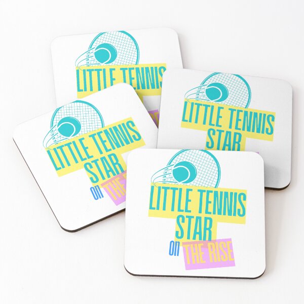 Item preview, Little Tennis Star on the Rise – Cute Tennis Kid Quote Design designed and sold by VoleyonClay.