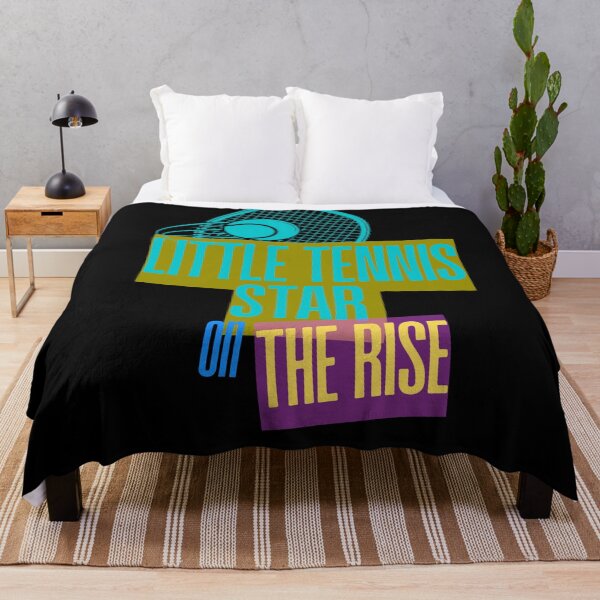 Item preview, Little Tennis Star on the Rise – Cute Tennis Kid Quote Design designed and sold by VoleyonClay.
