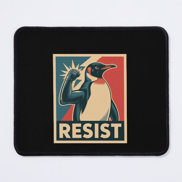 Item preview, Penguin Against Tariffs Penguins Resist designed and sold by MeowtivationP.