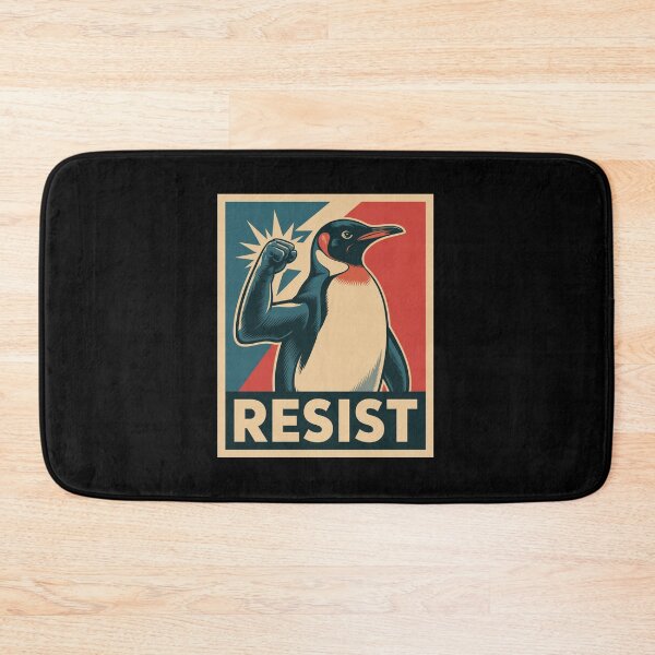 Item preview, Penguin Against Tariffs Penguins Resist  designed and sold by MeowtivationP.