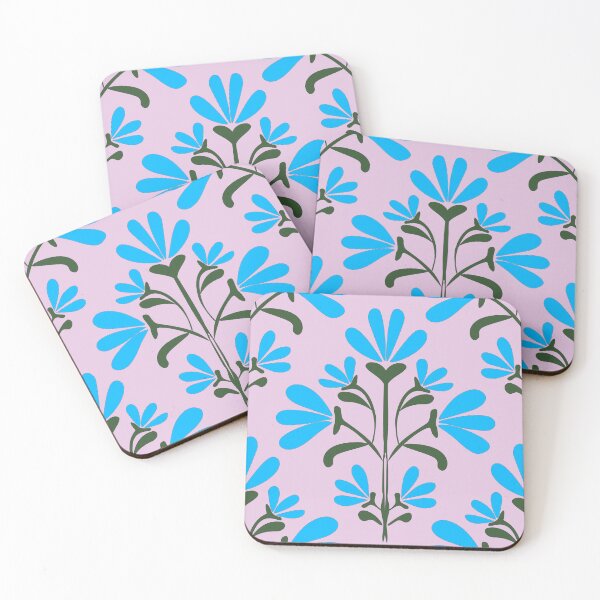 Item preview, Art Nouveau pink pattern designed and sold by / Airia58.